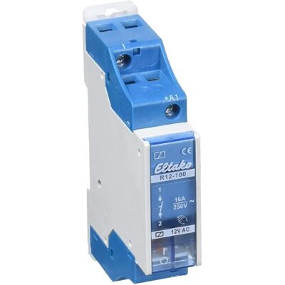 Relä Eltako R12-100-12V - 12V 8A Serie DIN Montage Relä Eltako R12-100-12V - 12V 8A Serie DIN Montage