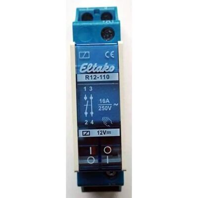 Eltako R12-110-12V DC - 12V Relais mit 1 NO & 1 NC - Produkttyp Eltako R12-110-12V DC - 12V Relais mit 1 NO & 1 NC - Produkttyp