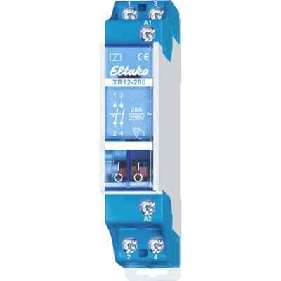 Eltako XR12-200-230V Installationsschütz - 2NO 25A DIN-Schiene IP20 Eltako XR12-200-230V Installationsschütz - 2NO 25A DIN-Schiene IP20