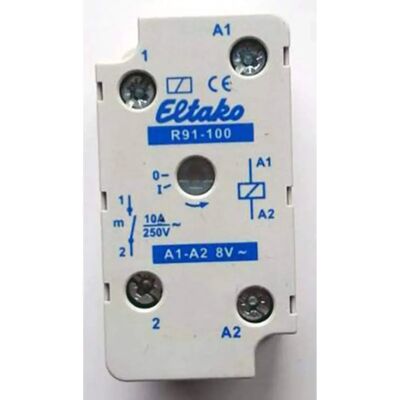 Eltako R91-100-8VAC Relais - 8V AC 8A NO Kontakt Eltako R91-100-8VAC Relais - 8V AC 8A NO Kontakt