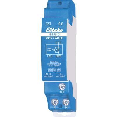 Eltako 22100430 Capacitive Current Limiter - 16A - Blue - Relais de limitation de courant capacitif - 230V/240μF Eltako 22100430 Capacitive Current Limiter - 16A - Blue - Relais de limitation de courant capacitif - 230V/240μF