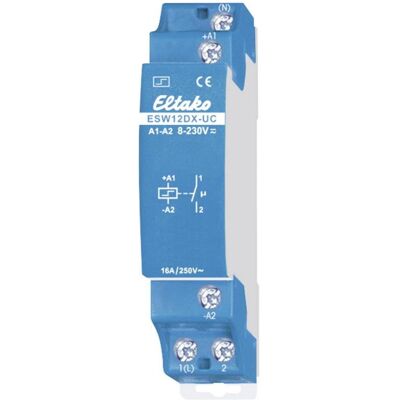 Eltako ESW12DX-UC - Impulsrelais 16A/250V - DIN-Schiene Eltako ESW12DX-UC - Impulsrelais 16A/250V - DIN-Schiene