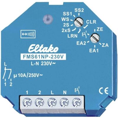 Eltako FMS61NP-230V Interruttore wireless - 1 canale 2000W Eltako FMS61NP-230V Interruttore wireless - 1 canale 2000W