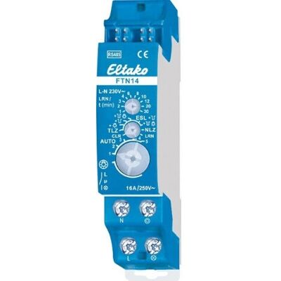 Eltako FTN14 RS485 Schakelaar - 2000W - IP20 - Blauw Eltako FTN14 RS485 Schakelaar - 2000W - IP20 - Blauw