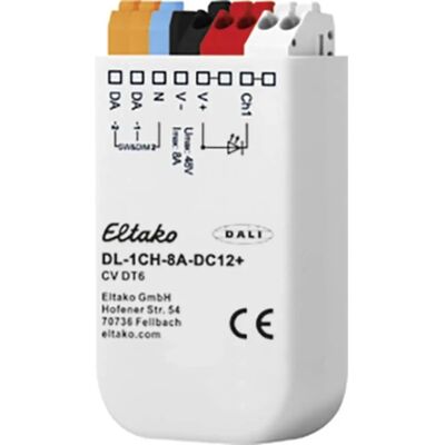Eltako DL-1CH-8A-DC12+ LED-Dimmer - 1 Kanal, Einbau Eltako DL-1CH-8A-DC12+ LED-Dimmer - 1 Kanal, Einbau