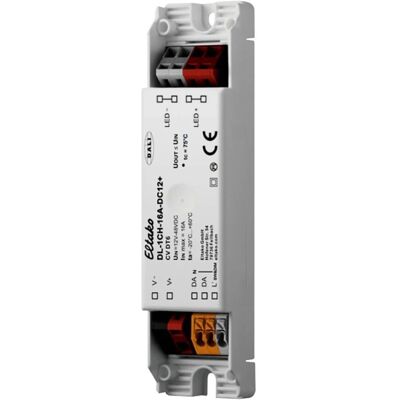 Eltako DL-1CH-16A-DC12 LED-Dimmer - Decke, 1 Kanal, Grau - LED Dimmer Eltako DL-1CH-16A-DC12 LED-Dimmer - Decke, 1 Kanal, Grau - LED Dimmer