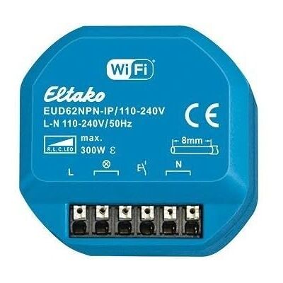 Eltako EUD62NPN-IP/110-240V - Dimmeraktor - Blau - Kompatibel mit Apple HomeKit Eltako EUD62NPN-IP/110-240V - Dimmeraktor - Blau - Kompatibel mit Apple HomeKit