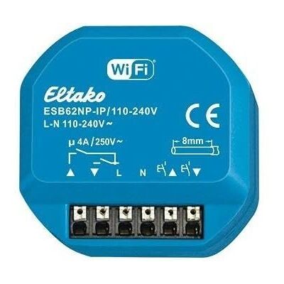 Eltako ESB62NP-IP/110-240V Actuador de persiana azul - Motor de sombreado Eltako ESB62NP-IP/110-240V Actuador de persiana azul - Motor de sombreado