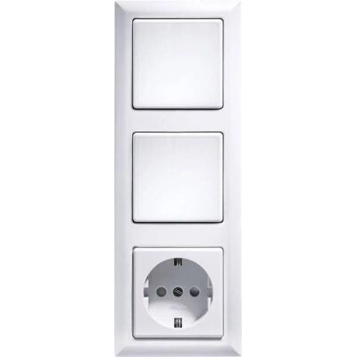 Eltako R3-ws 3-gang Frame - Electrical Frame Eltako R3-ws 3-gang Frame - Electrical Frame