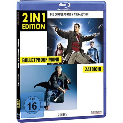Concorde Bulletproof Monk/Zatoichi 2-in-1 Blu-ray Concorde Bulletproof Monk/Zatoichi 2-in-1 Blu-ray