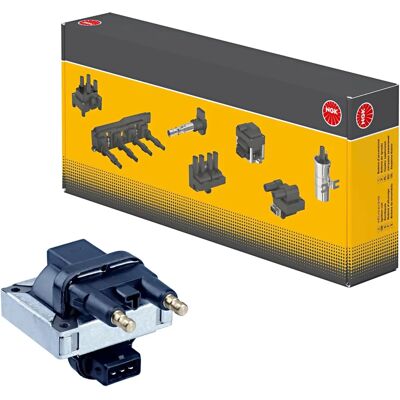NGK U3005 Tændspole - 3 poler, SAE-tilslutning, Sort - Tændspole NGK U3005 Tændspole - 3 poler, SAE-tilslutning, Sort - Tændspole
