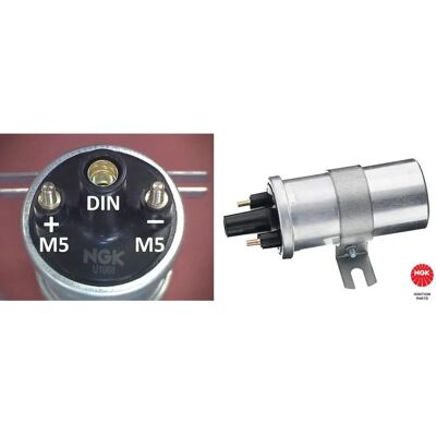 NGK 48305 Tændspole - DIN-stik til Volvo, Mazda, Fiat, Toyota, Hyundai NGK 48305 Tændspole - DIN-stik til Volvo, Mazda, Fiat, Toyota, Hyundai