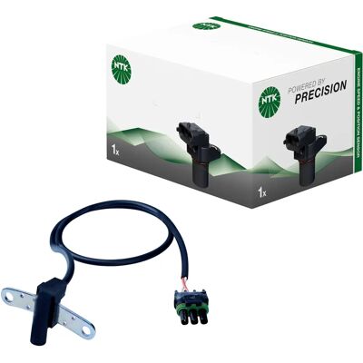 NTK Kurbelwellensensor - 3-Pin Winkelstecker - für Jeep, Renault, Dacia - 81180 NTK Kurbelwellensensor - 3-Pin Winkelstecker - für Jeep, Renault, Dacia - 81180