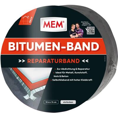 MEM Bauchemie GmbH MEM Modell - Selbstklebendes Bitumen-Dichtungsband - 10m MEM Bauchemie GmbH MEM Modell - Selbstklebendes Bitumen-Dichtungsband - 10m
