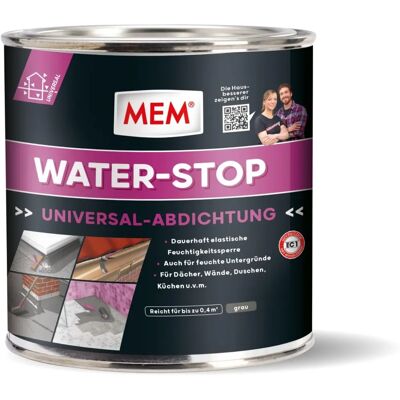 MEM Water Stop - Flexible Abdichtungsmasse für verschiedene Untergründe MEM Water Stop - Flexible Abdichtungsmasse für verschiedene Untergründe