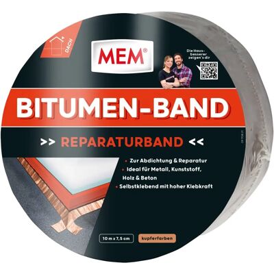 MEM Bitumenband Noir 7,5 cm 10 m - Bande bitumineuse - Publicité MEM Bitumenband Noir 7,5 cm 10 m - Bande bitumineuse - Publicité