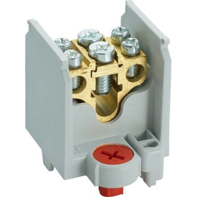 Hager K64 Elektrogehäusezubehör - 1-polig, 100A, Schraubanschluss Hager K64 Elektrogehäusezubehör - 1-polig, 100A, Schraubanschluss
