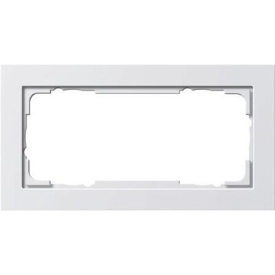 Gira ramme 2f hvit høyglans E2 - 100229 Gira ramme 2f hvit høyglans E2 - 100229