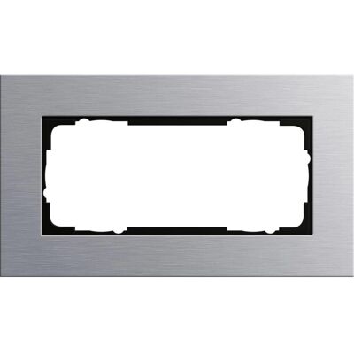 Gira 100217 Rahmen 2f o.MS Aluminium - IP20 Gira 100217 Rahmen 2f o.MS Aluminium - IP20