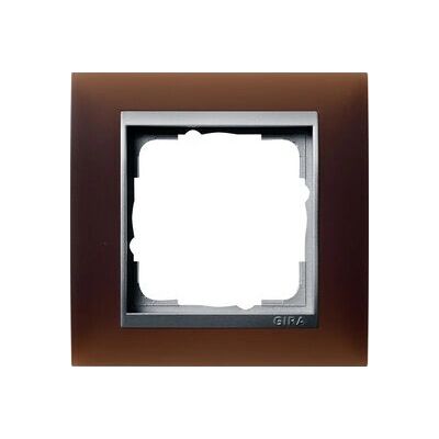 Gira Modell 021159 - Aluminium Rahmen - Braun Gira Modell 021159 - Aluminium Rahmen - Braun