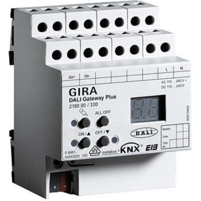 Gira DALI Gateway Plus 218000 - KNX DALI Gateway Gira DALI Gateway Plus 218000 - KNX DALI Gateway