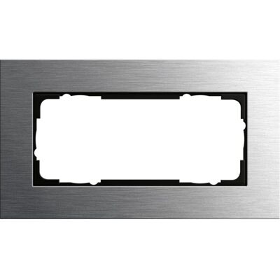 Gira 1002219 Edelstahl Rahmen - Abdeckrahmen 2fach Gira 1002219 Edelstahl Rahmen - Abdeckrahmen 2fach