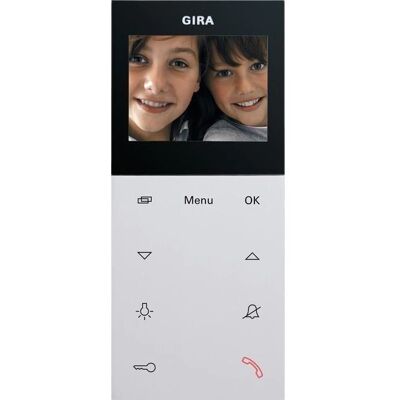 Gira 123927 Video Gegensprechanlage - Reinweiß, 48 Bilder Speicher, 21 Sprachen Gira 123927 Video Gegensprechanlage - Reinweiß, 48 Bilder Speicher, 21 Sprachen