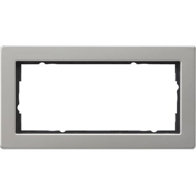 Gira 100233 Edelstahl 2-fach Abdeckrahmen - Schalterrahmen Gira 100233 Edelstahl 2-fach Abdeckrahmen - Schalterrahmen
