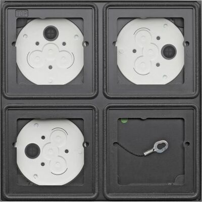 Gira Modell 5508910 - System 106 Türsprechanlage Anthrazit Gira Modell 5508910 - System 106 Türsprechanlage Anthrazit