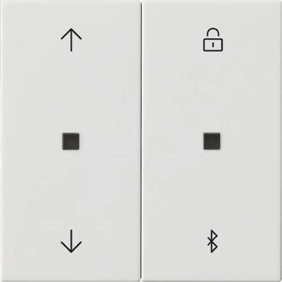 Gira System 3000 Bluetooth Schalter - Weiß - Jalousie & Licht Gira System 3000 Bluetooth Schalter - Weiß - Jalousie & Licht