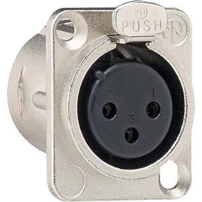GIRA XLR Flanschbuchse - 3-Pol-D - IP20 - Netzwerk Zubehör GIRA XLR Flanschbuchse - 3-Pol-D - IP20 - Netzwerk Zubehör