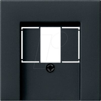 Gira 0276005 System Cover - USB TAE Black Matte Gira 0276005 System Cover - USB TAE Black Matte