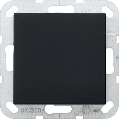 GIRA 0268005 - Black Matte Cover for System 55 Switches GIRA 0268005 - Black Matte Cover for System 55 Switches