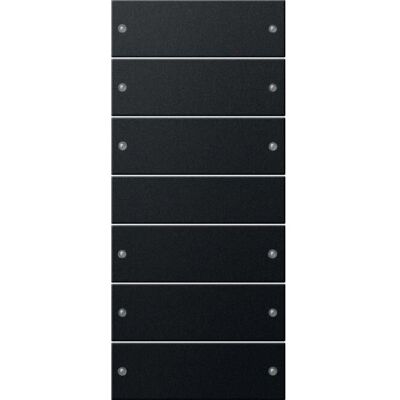 Gira 2186005 - Wippenset 6f. (3+3) sw/lack - Wippenset Gira 2186005 - Wippenset 6f. (3+3) sw/lack - Wippenset