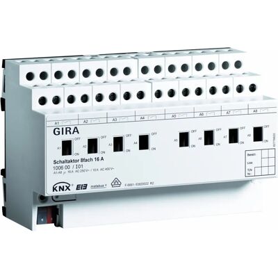 Gira 100600 - Actionneur KNX 8 Canaux - Commutateur de charges - Publicité Gira 100600 - Actionneur KNX 8 Canaux - Commutateur de charges - Publicité