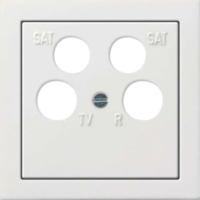 GIRA 0259112 Central Plate 4-Gang for Fuba, ECG, Astro - Central Plate GIRA 0259112 Central Plate 4-Gang for Fuba, ECG, Astro - Central Plate