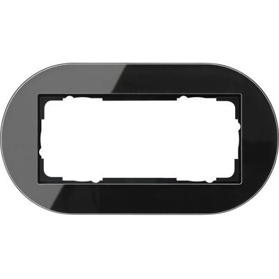 Gira 1002135 Abdeckrahmen - 2-fach, Schwarz - Abdeckrahmen Gira 1002135 Abdeckrahmen - 2-fach, Schwarz - Abdeckrahmen