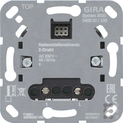 Gira System 3000 Einsatz 2-Draht 540800 - Gegensprechanlage Gira System 3000 Einsatz 2-Draht 540800 - Gegensprechanlage