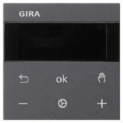 Gira RTR Display anthrazit - Thermostat - Grau Gira RTR Display anthrazit - Thermostat - Grau