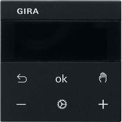 GIRA 5393005 - Thermostat - Schwarz GIRA 5393005 - Thermostat - Schwarz