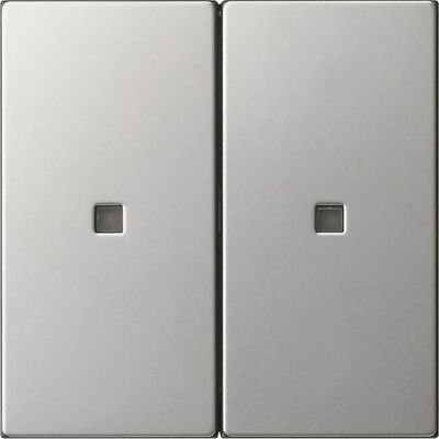 GIRA 5369600 - Wippe 2f. S3000 unbedruckt - Edelstahl GIRA 5369600 - Wippe 2f. S3000 unbedruckt - Edelstahl
