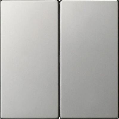 Gira 5362600 Edelstahl 2-fach Bedienaufsatz - System 3000 Gira 5362600 Edelstahl 2-fach Bedienaufsatz - System 3000