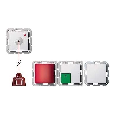 Gira 291403 Weiß Notrufset & Schalter System 55 Gira 291403 Weiß Notrufset & Schalter System 55