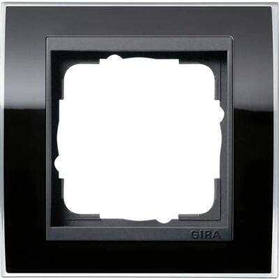 Gira Cadre 1f noir transparent 0211738 - Accessoire pour interrupteur - Publicité Gira Cadre 1f noir transparent 0211738 - Accessoire pour interrupteur - Publicité