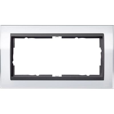 GIRA 1002728 - Abdeckrahmen 2f o. MS - Weiß GIRA 1002728 - Abdeckrahmen 2f o. MS - Weiß