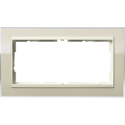 GIRA 1002771 - Abdeckrahmen für cremeweiß - Switch Cover Frame GIRA 1002771 - Abdeckrahmen für cremeweiß - Switch Cover Frame