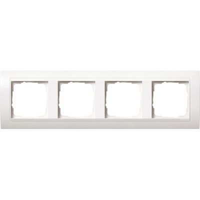 GIRA 0214 327 Blanc - Cadre de couverture 4-fach pour événement RWS - Publicité GIRA 0214 327 Blanc - Cadre de couverture 4-fach pour événement RWS - Publicité