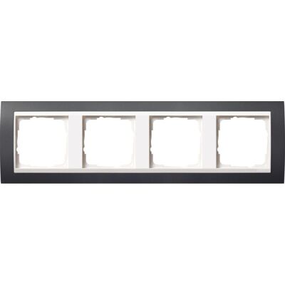 Gira 0214328 - Cadre de couverture 4 modules pour événement blanc propre - Kansikehys - Publicité Gira 0214328 - Cadre de couverture 4 modules pour événement blanc propre - Kansikehys - Publicité