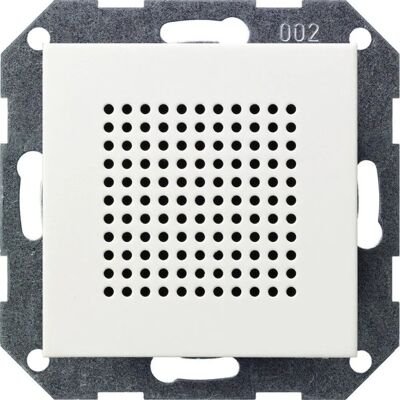 Gira System 55 - Radio Speaker - Glossy White - For Underfloor Mounting Gira System 55 - Radio Speaker - Glossy White - For Underfloor Mounting