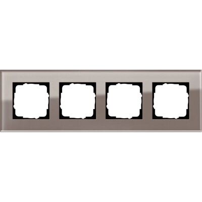 Gira 0214122 Glasrahmen 4-fach - Zubehör für elektrische Schalter Gira 0214122 Glasrahmen 4-fach - Zubehör für elektrische Schalter